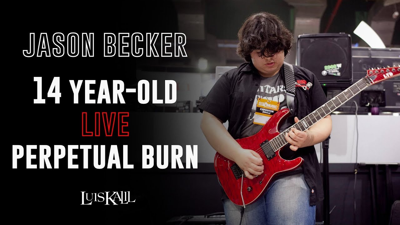 14 YEAR-OLD LUÍS KALIL PLAYING PERPETUAL BURN (JASON BECKER) LIVE | Expomusic 2014