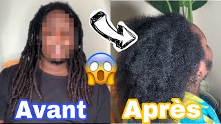 Comment défaire des dreadslocks sans les couper ? Resultat 👌🏾😍