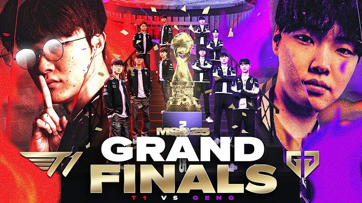 MSI 2025 GRAND FINALS - T1 VS GENG