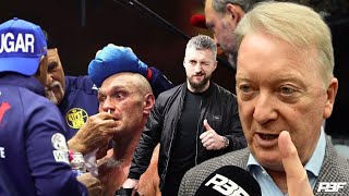 TOO MANY VOICES IN TYSON FURY CORNER? - FRANK WARREN RESPONDS, BLASTS "FLAT HEAD" CARL FROCH, JOYCE