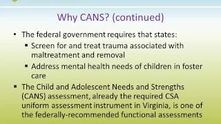 CANS Demo DSS Enhanced Part 1