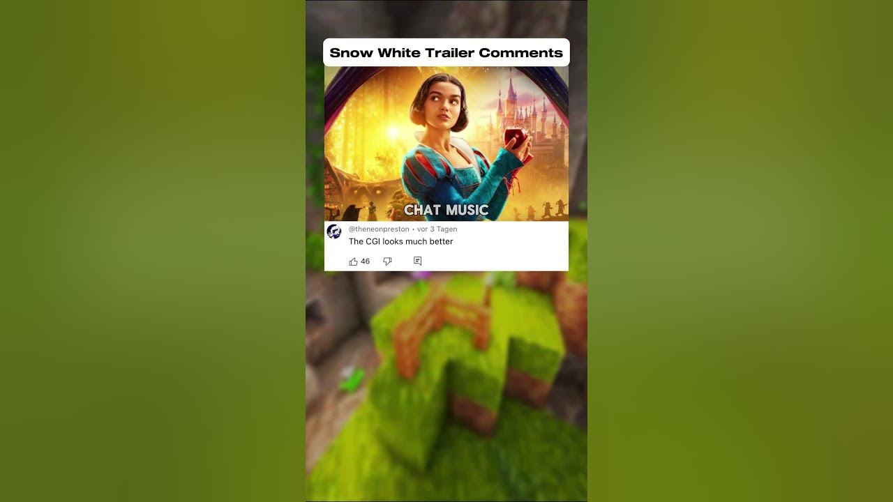 Snow White Trailer Comments as a SONG ππ₯ Snow White Trailer Comments as a SONG ππ₯