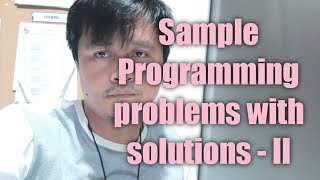 C Programming - problems & solutions   series II