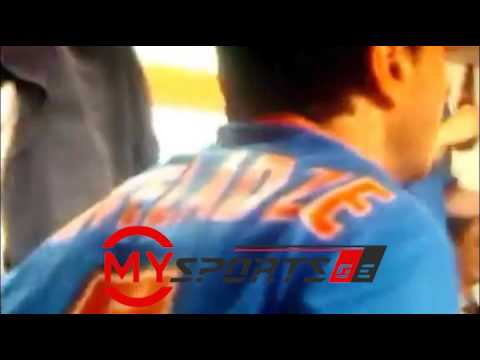 შოთა არველაძის ცეკვა \"რეინჯერსის\" გასახდელში