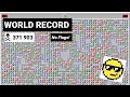 Breaking The Hardest Minesweeper WORLD RECORD Without Flags (371,903 Difficulty)