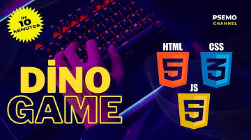 Dino Game using "Html, css and javascript" in 10 minutes