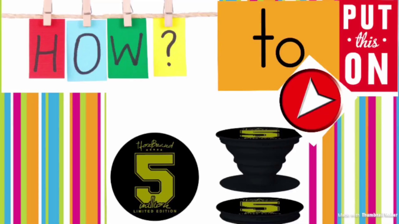 How to put a popsocket on - YouTube