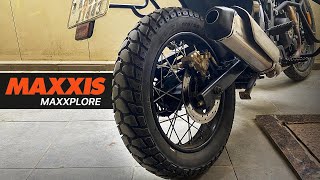 Trying Out New Tyres on My Himalayan | Maxxis Maxxplore