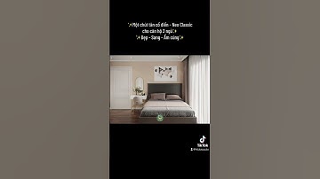 Thiết kế phong cách Tân cổ điển - Neo Classic cho căn hộ 3 ngủ.