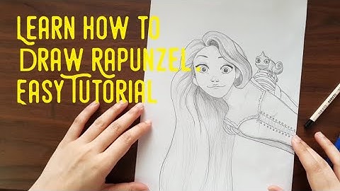 How to Draw|| Disney Rapunzel || Step by step Tutorial