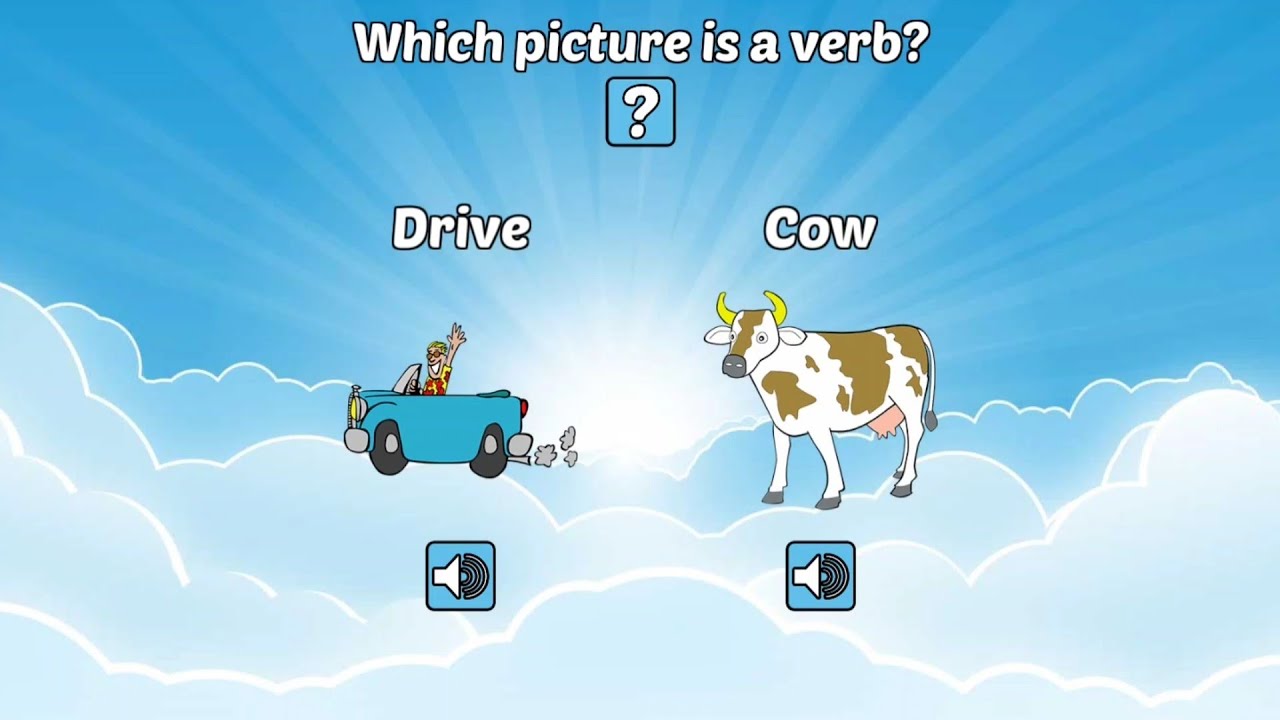 PRESCHOOL AND KINDERGARTEN: Nouns & Verbs | Gameplay PART 20