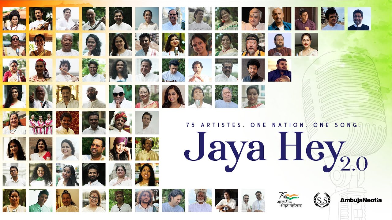 Jaya Hey 20  75 Artistes One Nation One Song  Harshavardhan Neotia  Sourendro Soumyojit