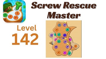 Screw Rescue Master Level 142 Walkthrough 🔩🧩 | Go Answer