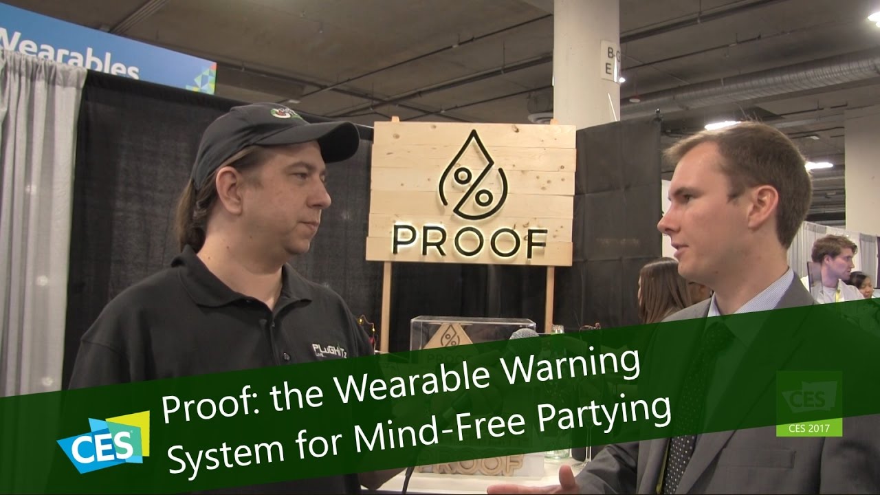 Proof: the Wearable Warning System for Mind-Free Partying at CES 2017