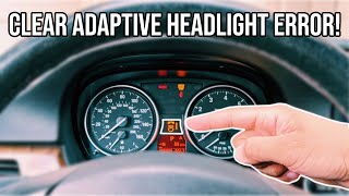 How To Clear BMW AFS Adaptive Headlight Error w/ BimmerCode | E90 E92 328i 335i M3 screenshot 5