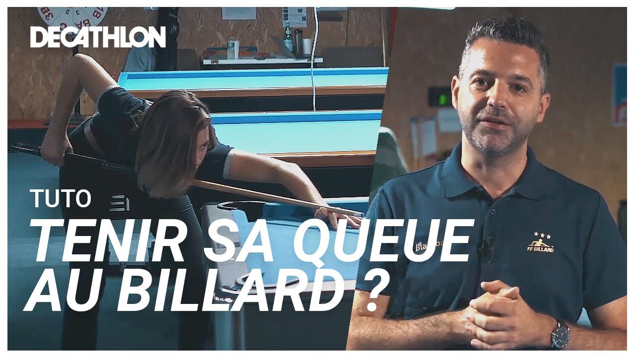 TUTO - Comment tenir une queue de billard ? 🎱 I Decathlon