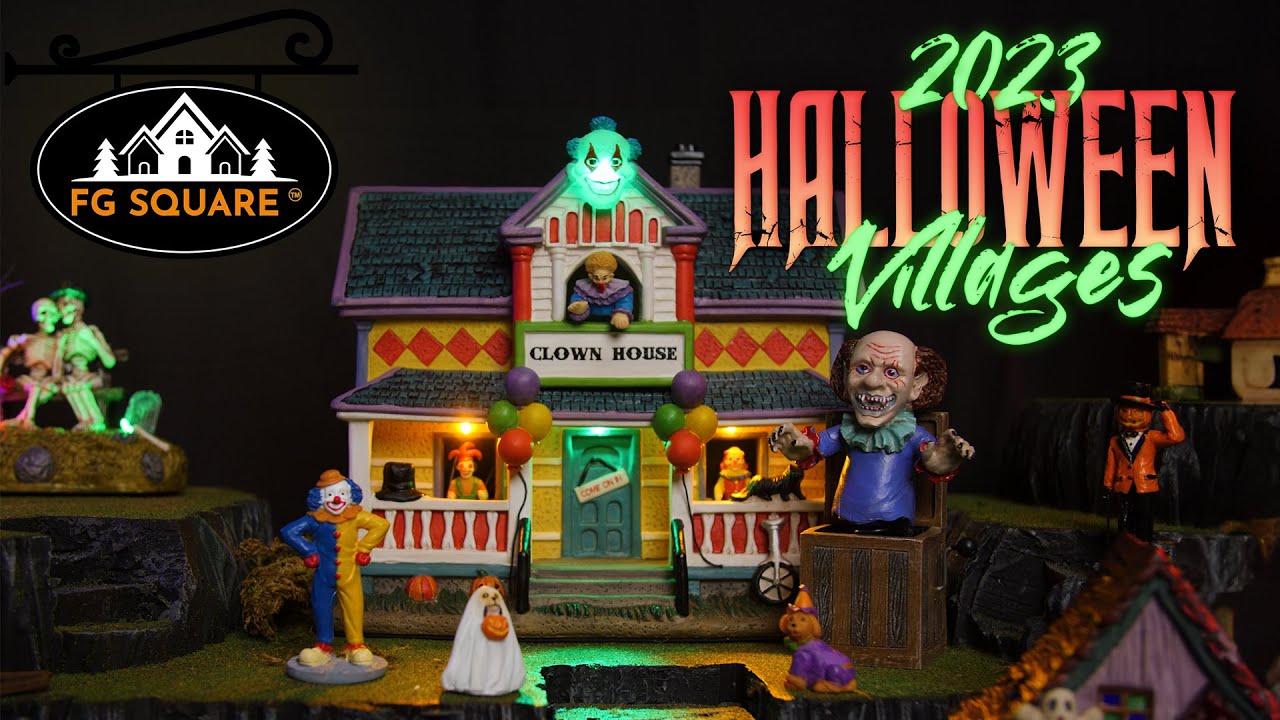 Explore the NEW 2023 Halloween Village Collection by FG Square Villages, Exclusively at Menards