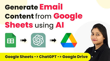 Enhance Your Email Copywriting Using AI and Automation | ChatGPT to Google Drive
