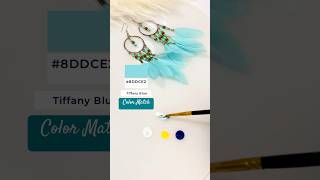 Color Match / Color Mixing Technique / How to make Teal Colors #shorts  #colormatching