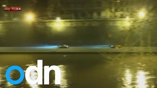 James Bond in dramatic car chase in Rome