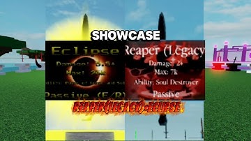 Killstreak Sword Fighting Universe Legacy Showcase Reaper Legacy And Eclipse