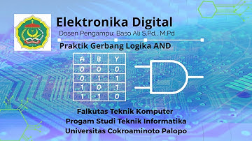 Praktek Gerbang Logika AND || MK: Elektronika Digital
