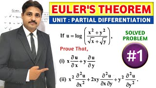 EULER'S THEOREM IN PARTIAL DIFFERENTIATION SOLVED PROBLEM 1 @TIKLESACADEMY