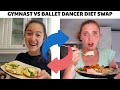 BALLET DANCER SWAPS DIETS WITH A RHYTHMIC GYMNAST FOR 24 HOURS! - ft. Sophie Crane
