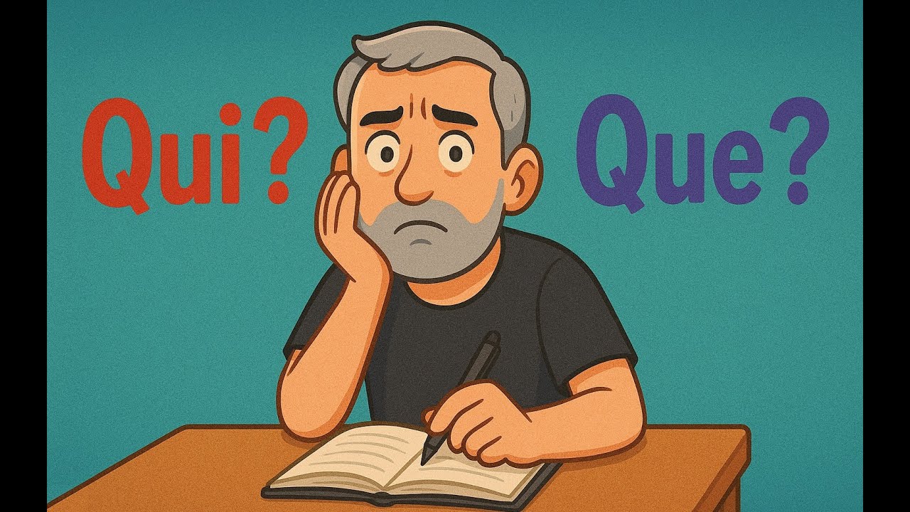 Los pronombres relativos QUI y QUE en francés en 10 minutos