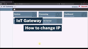 Bosch Rexroth IoT Gateway: How-To change IP