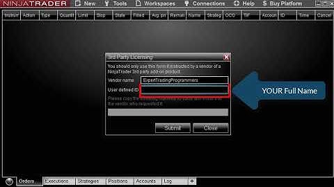 ETP - How to find out your machine ID on NinjaTrader8