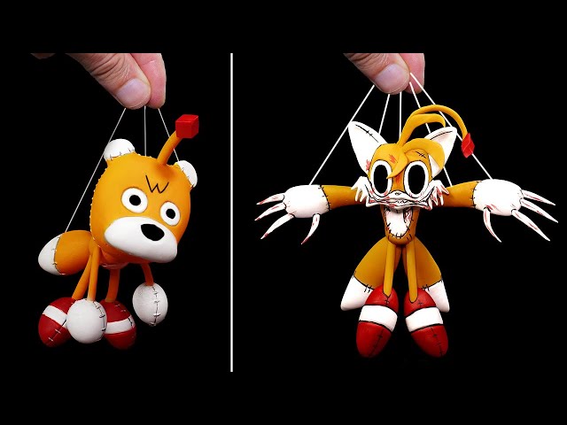 FNF] Making Tails Doll Sculptures Timelapse [SONIC.EXE 2.5 / 3.0 FULL WEEK]  - Friday Night Funkin 