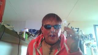 Hot Stefanie with red hair smoking
