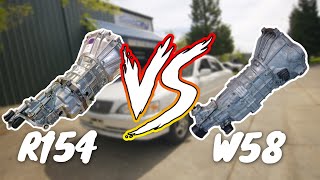 Identifying Differences of a R154 vs W58 Transmission
