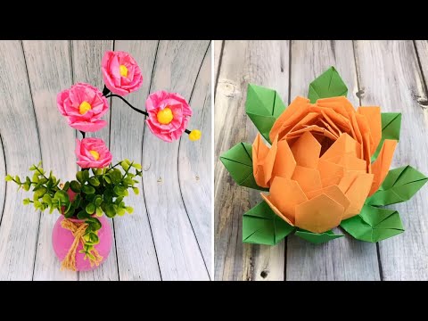 7 Simple DIY Flower Craft Ideas You Have to Try | Easy and Beautiful Flower Crafts for Kids