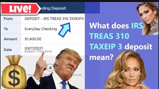 FUNDED! IRS TREAS 310-meaning of the ACH deposit! Why did I get a deposit from IRS Treas 310? Profile