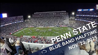 Penn State Blue Band halftime show, 11/22/2025.