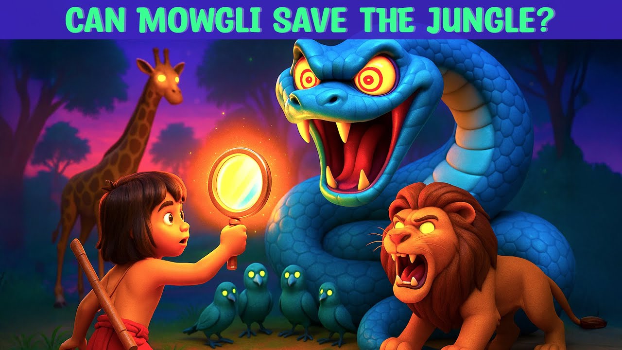 Can Mowgli Save the Jungle? | Mowgli and Simba Fight Kaa, the Snake ...