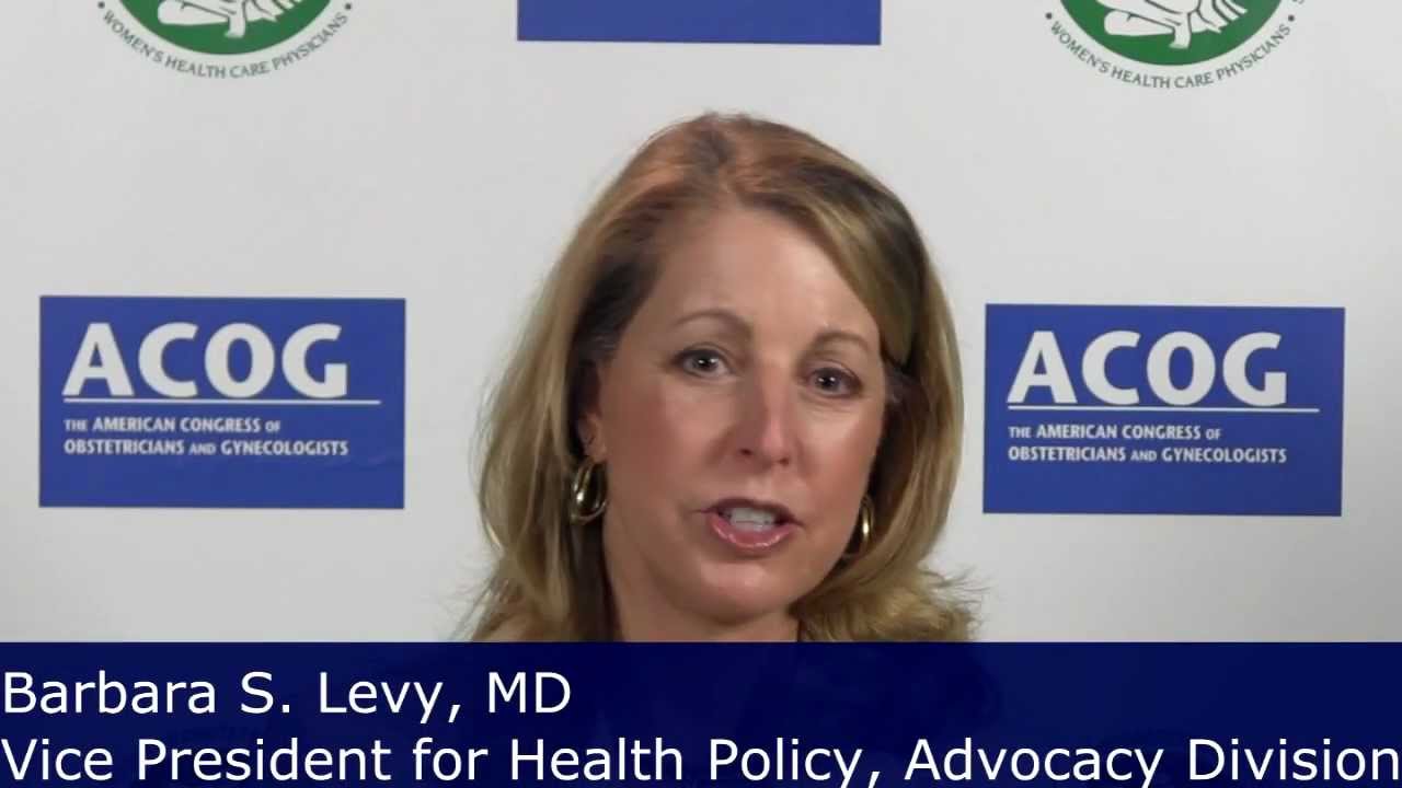 Welcome Barbara Levy, MD - ACOG Vice President of Health Policy, Advocacy  Division - YouTube