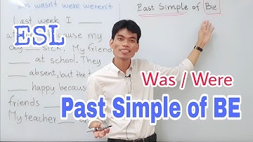 Past Simple of BE - WAS / WERE | Basic English Grammar