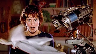 Talking robot surprises a geek girl | Short Circuit  | CLIP