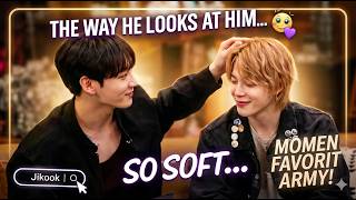 The Way Jungkook Looks at Jimin… It’s More Than Just a Glance 🥺💜 screenshot 1