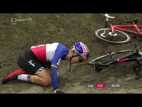 Video: Kijk: Pauline Ferrand-Prevot crasht uit Wereldbeker veldrijden