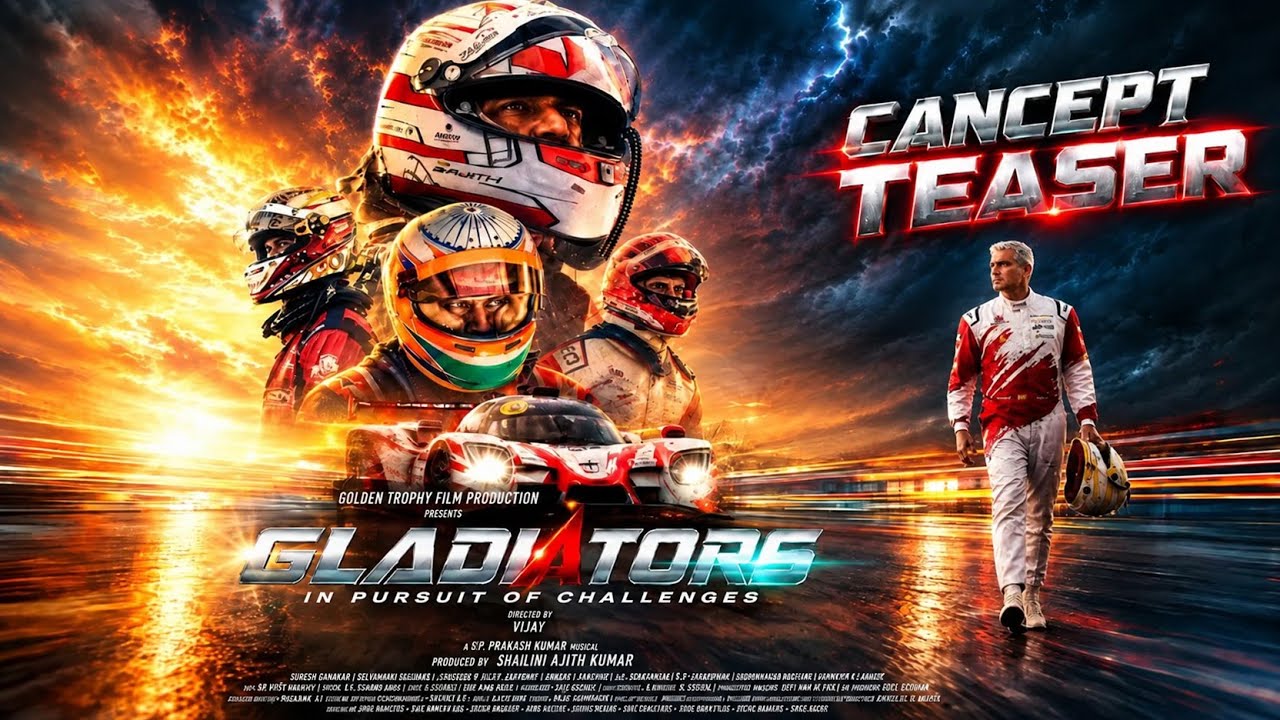GLADIATORS - Teaser Trailer | AJITH KUMAR | DIRECTOR VIJAY | GV PRAKASH KUMAR | CANCEPT TRAILER 