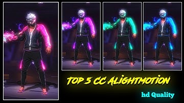 TOP 5 HD QUALITY CC ALIGHTMOTION FF XML || NEW TREND FF 💥 4K QUALITY CC XML - PACK || #xml