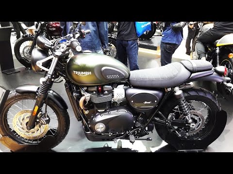 Triumph Street Scrambler Matt Khaki Green