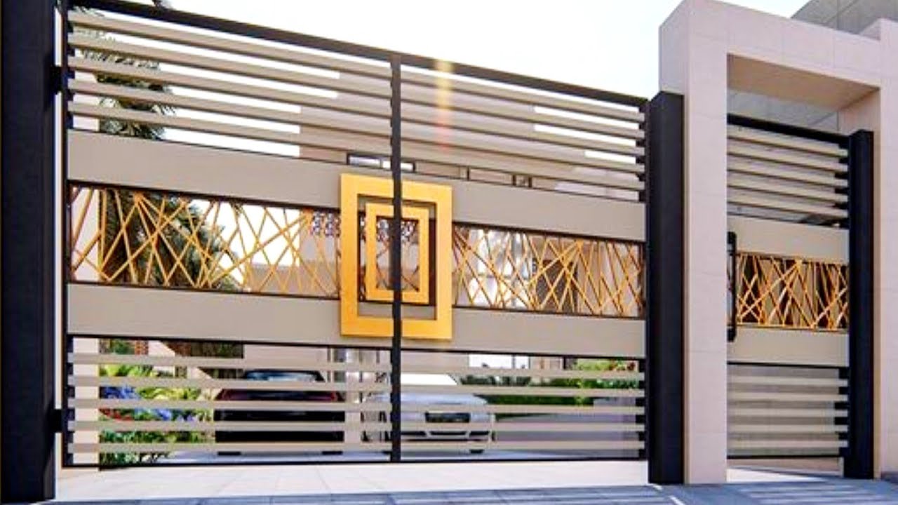 40 Modern Gate Design Ideas 2022 | Main Steel Gates For Home ...