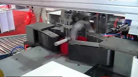 auto coiling and wrapping machine