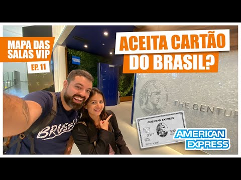 Vídeo: Dentro do New American Express Centurion Lounge no Aeroporto JFK