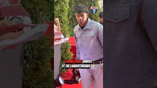 Lamine Yamal Arrives At The Laureus Awards  lamineyamal lamine yamal barcelona barca